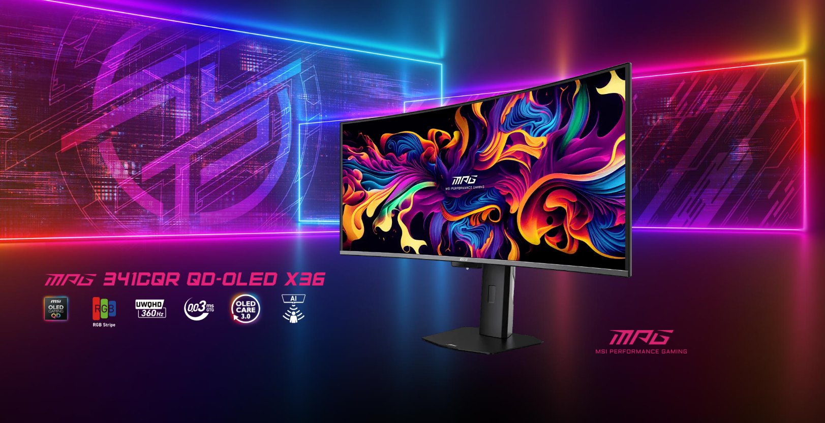 MSI MEG X Ve MPG 341CQR-QD OLED